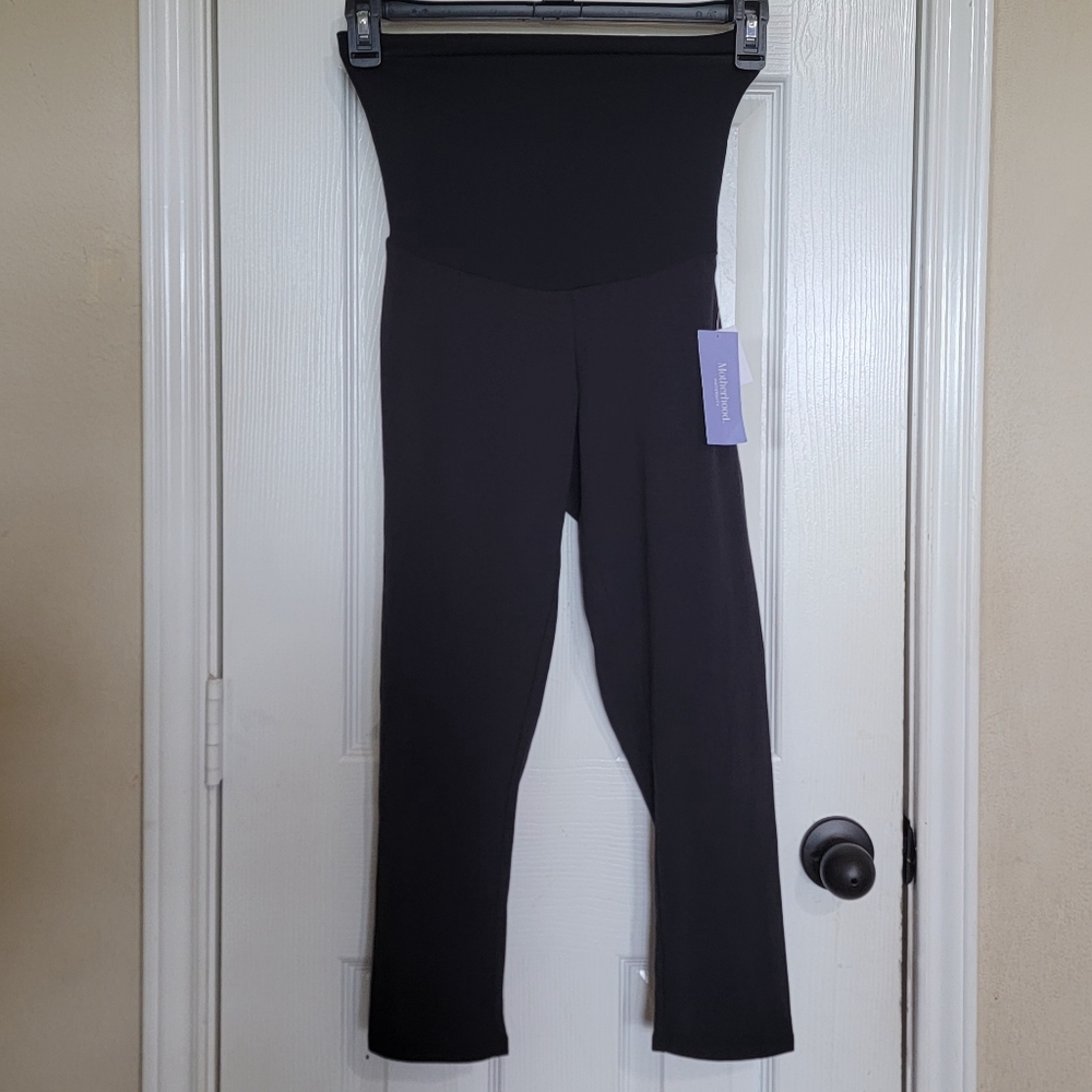 Motherhood Maternity crop leggings, M, black